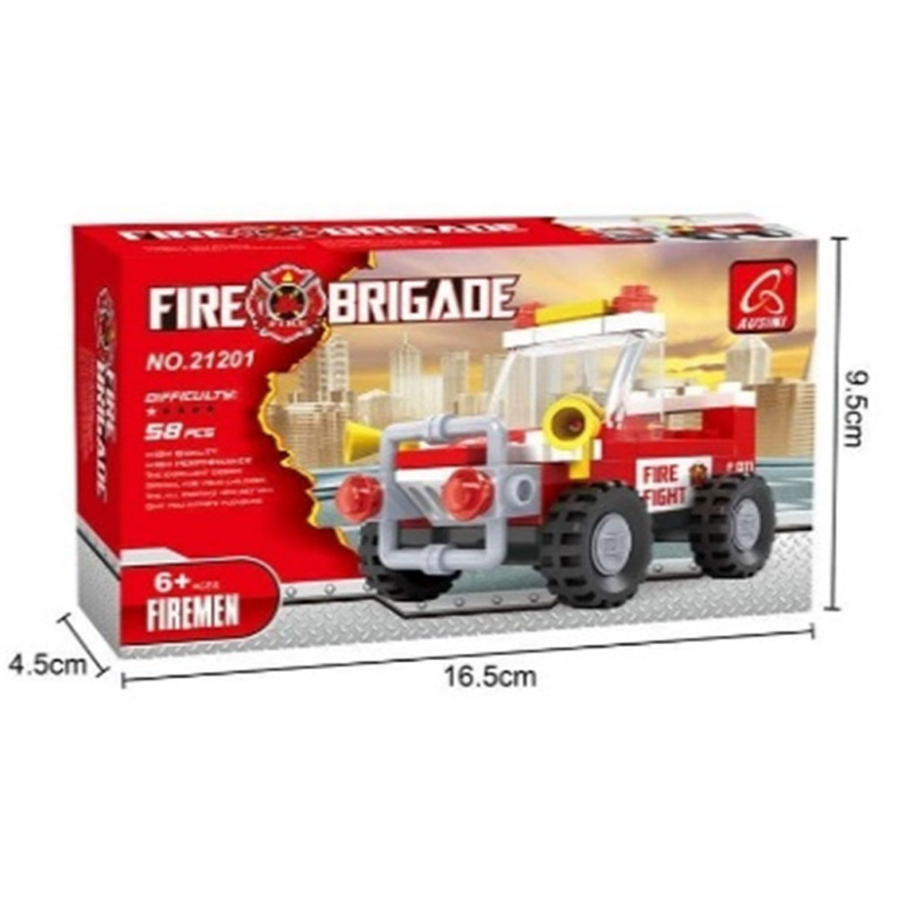 Asya Ausını İtfaiye Seti 58 Parça BIG21201