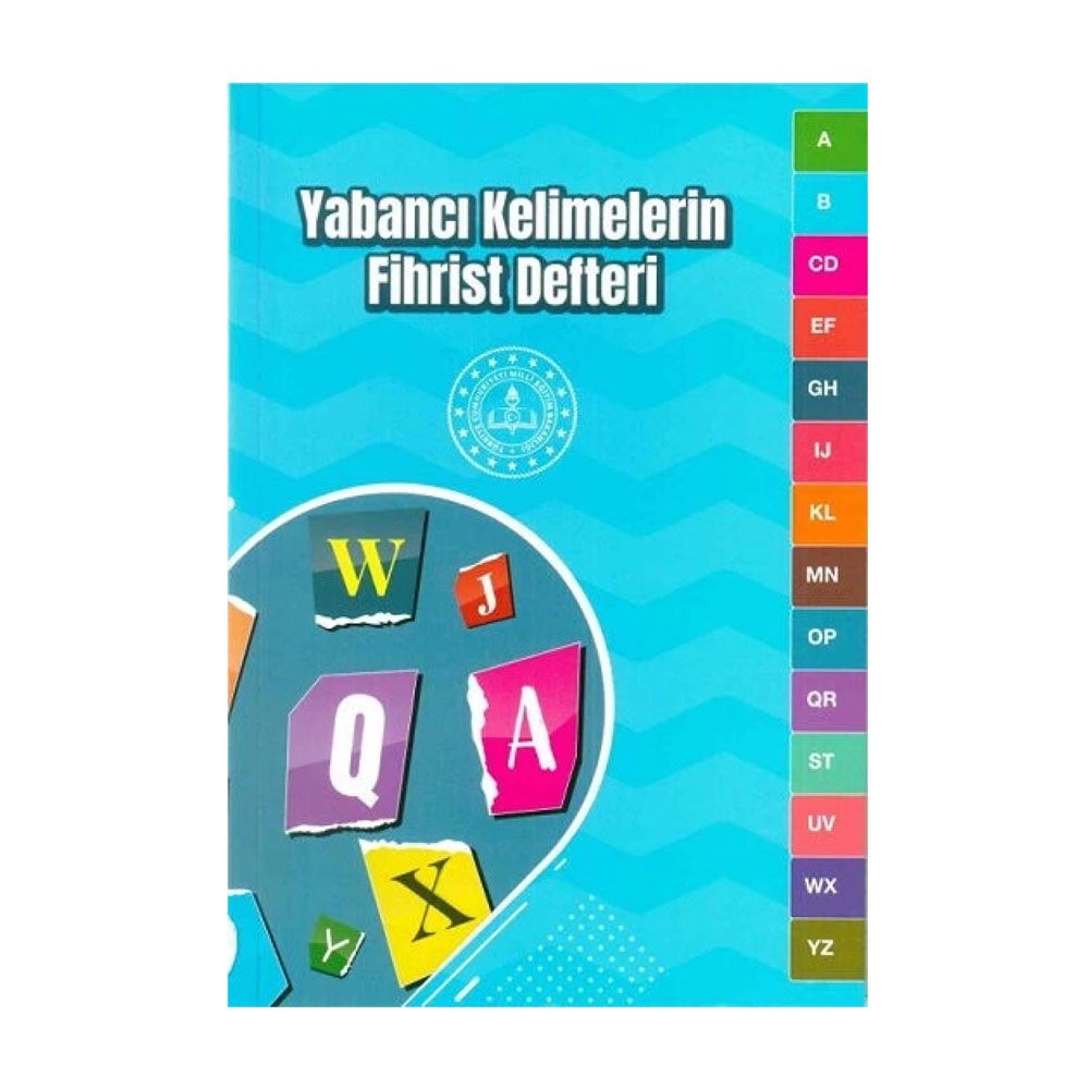 Mavi Boncuk Yabancı Kelimelerin Fihrist Kelime Defteri